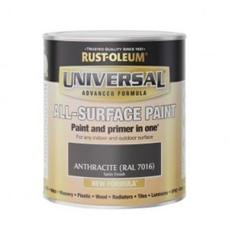 RUSTOLEUM UNIVERSAL  ALL SURFACE PAINT - ANTHRACITE 250ML