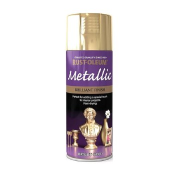 RUST-OLEUM PAINTERS TOUCH SPRAY PAINT - METALLIC BRILLIANT GOLD 400ML