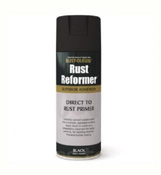 RUST-OLEUM RUST REFORMER - DIRECT TO RUST PRIMER - BLACK SPRAY