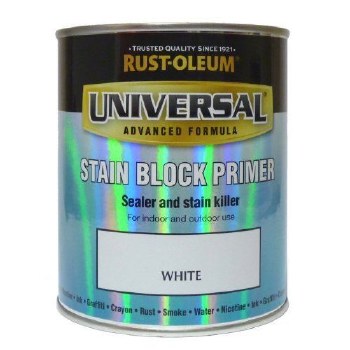 RUST-OLEUM STAIN BLOCK PRIME 750ML - WHITE