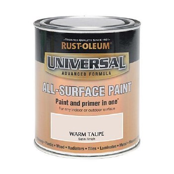Rust-Oleum Gloss Finish Universal Metal and All-Surface Paint – WARM TAUPE 750ML