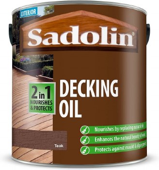 SADOLIN 2IN1 DECKING OIL 2.5L TEAK