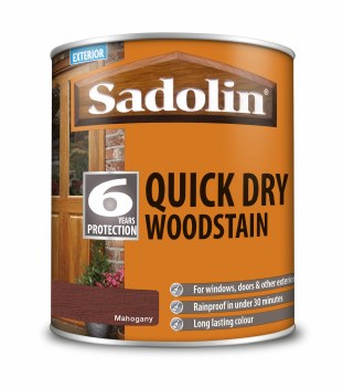 SADOLIN QUICK DRYING WOODSTAIN - MAHOGANY 1L