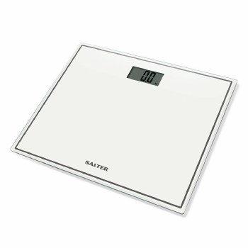 SALTER COMPACT GLASS ELECTRONIC BATHROOM SCALE