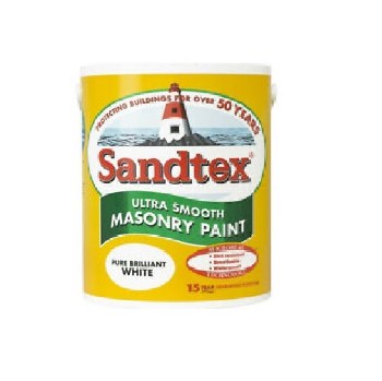 SANDTEX RETAIL SMOOTH MASONRY BRILLIANT WHITE 5LT