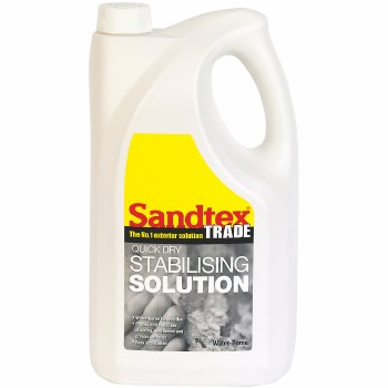 SANDTEX QUICK DRYING STABILISING SOLUTION - CLEAR 5L