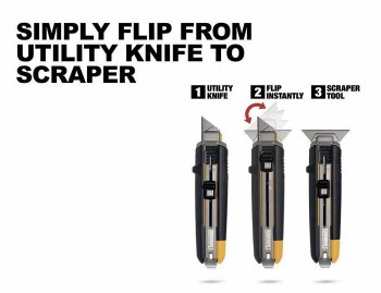 TOUGHBUILT SCRAPER UTILITY 2 IN 1 KNIFE