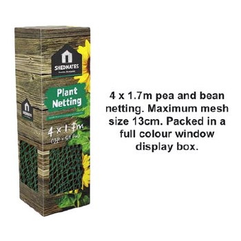 SHEDMATE PLANT NETTING 4X1.7M - PEA / BEAN