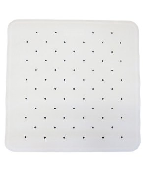 SHOWER MAT WHITE 51 X 51 CM