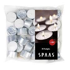 SPAAS TEALIGHT CANDLES 30PK