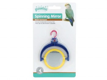 SPINNING MIROR BIRD TOY 11CM