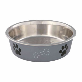 STAINLESS STEEL PLASTIC COATED BOWL 17CM