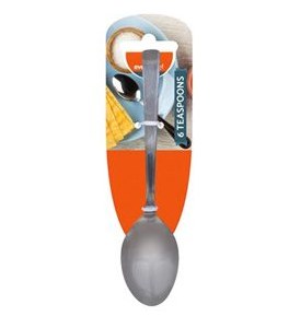 STAINLESS STEEL 6PACK TEASPOONS