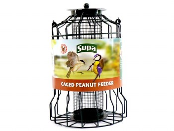 SUPA WILD BIRD CAGED PEANUT FEEDER