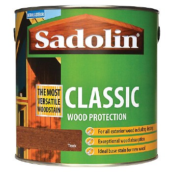 SADOLIN CLASSIC WOOD PROTECTION - TEAK 1 LITRE