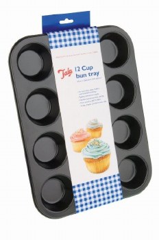 TALA NON STICK 12 BUN TRAY