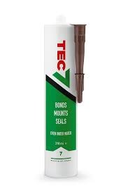 TEC 7 BROWN SILICONE GLUE MOUNT