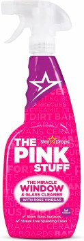 STARDROP THE PINK STUFF WINDOW AND GLASS CLEANER WITH ROSE VINEGAR - 850ML
