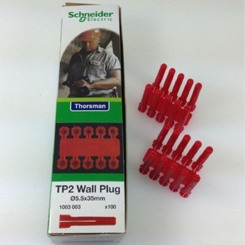 THORSMAN TP 2 RED WALLPLUGS