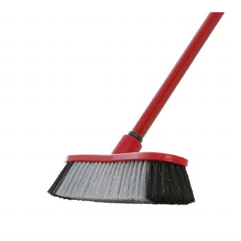 VARIAN 11" TIDY SOFT SWEEPING BRUSH AND RED HANDLE