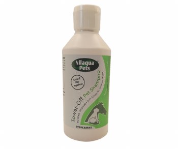 NILAGUA TOWEL OFF FLEA&TICK SHAMPOO 200ML - PEPPERMINT