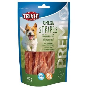 TRIXIE DOG TREATS OMEGA STRIPES 100G