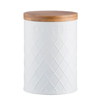 TYPHOON EMBOSSED WHITE COFFEE STORAGE