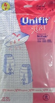 UNIFIT XTRA VACUUM BAGS FOR NILFISK - UNI24X