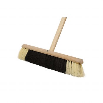 24" BLACK AND WHITE FIBRE PLATFORM BRUSH