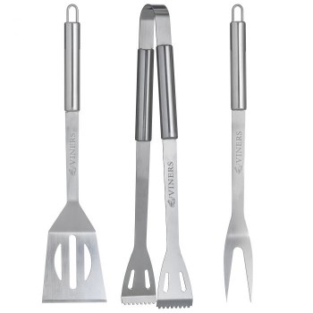 VINERS EVERYDAY STAINLESS STEEL 3 PIECE BBQ SET