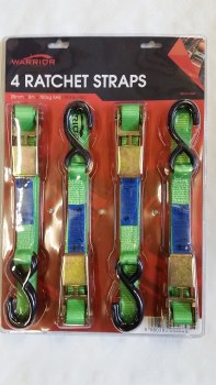 WARRIOR LOAD STRAP BLISTER 4PK