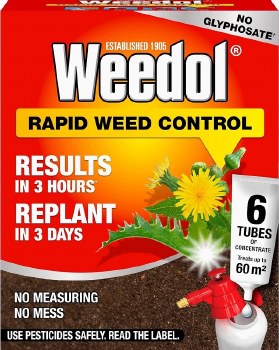 WEEDOL RAPID WEED CONTROL 6 TUBES
