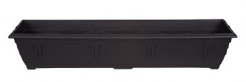 WHITEFURZE 90CM VENETIAN WINDOW BOX - BLACK