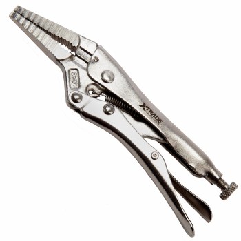 XTRADE LONG NOSE LOCKING PLIERS 6"/150MM