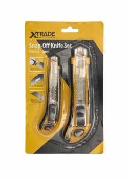 XTRADE SNAP-OFF KNIFE SET 9MM & 18MM