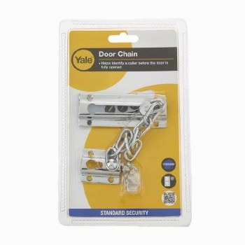 YALE SECURITY DOOR CHAIN -  CHROME
