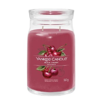 YANKEE CANDLE BLACK CHERRY LARGE JAR