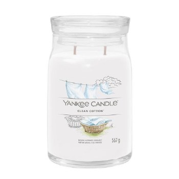 YANKEE LARGE CLEAN COTTON CANDLE 567G