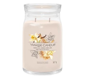 YANKEE CANDLE VANILLA CREME BRULEE LARGE JAR