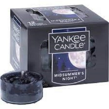 YANKEE CANDLE MIDSUMMERS NIGHT TEALIGHT - BOX OF 12
