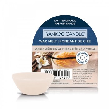 YANKEE CANDLE VANILLA CREME BRULEE WAX MELT