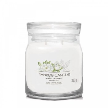 YANKEE CANDLE WHITE GARDENIA MEDIUM JAR