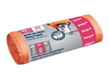 YORK REFUSE SACKS 10" 20PK 35LTR