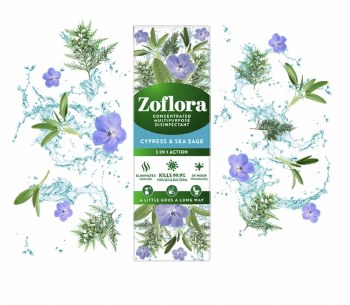 ZOFLORA CONCENTRATED DISINFECTANT - CYPRESS & SEA SAGE