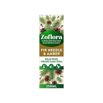 ZOFLORA CONCENTRATED DISINFECTANT -  FIR NEEDLE & AMBER 250ML