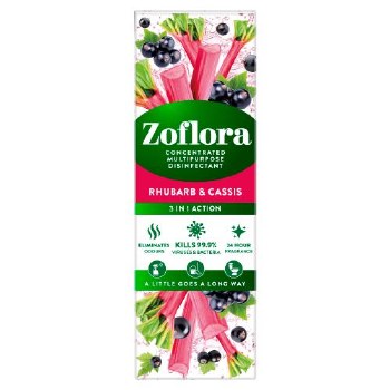 ZOFLORA CONCENTRATED DISINFECTANT - RHUBARB & CASSIS 250ML