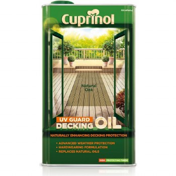 CUPRINOL UV GUARD DECKING OIL NATURAL 5L