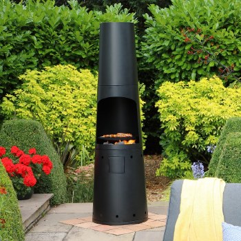 CASA MIA PRIMO GAS CHIMNEA  WITH COOKING GRIDDLE