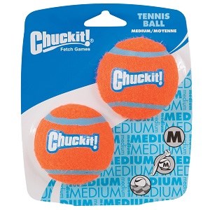 CHUCK IT! TENNIS BALL MEDIUM 2 PACK