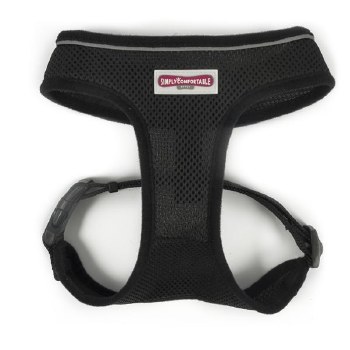 COMFORT MESH DOG HARNESS BLACK - SMALL